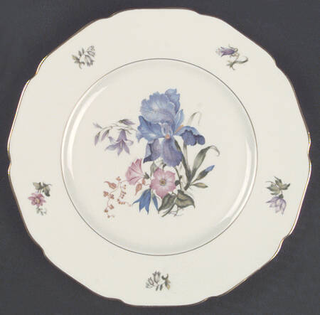 Bridal Bouquet Luncheon Plate