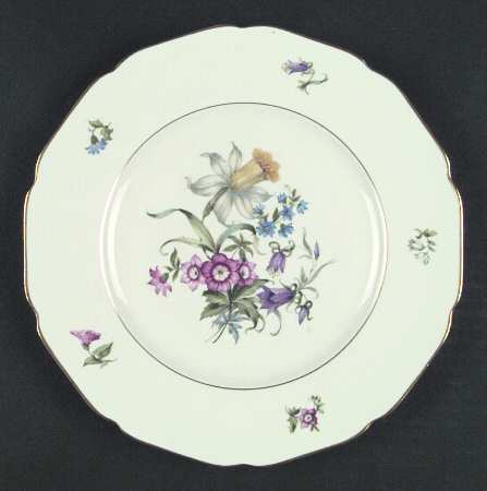 Bridal Bouquet Luncheon Plate