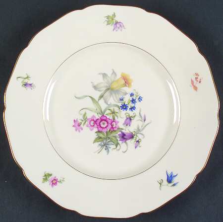 Bridal Bouquet Dinner Plate