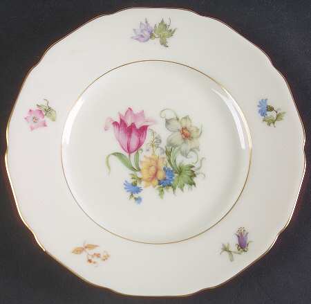 Bridal Bouquet Bread & Butter Plate