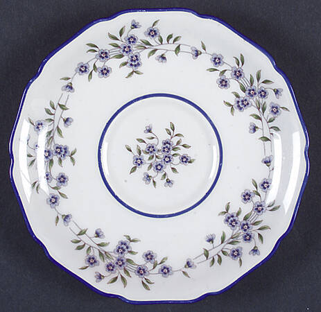 Forget Me Not Saucer for Cream Soup Bowl