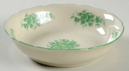 Green Roses Fruit/Dessert (Sauce) Bowl