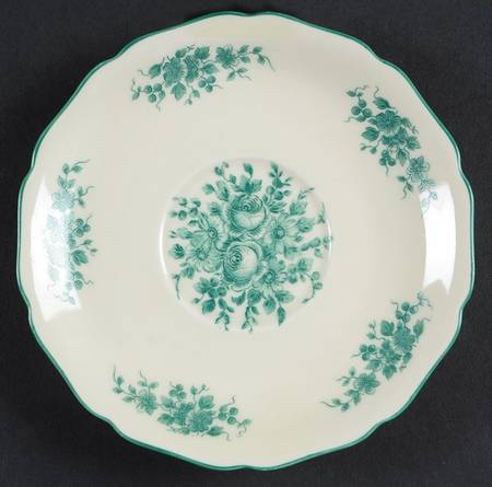 Green Roses Saucer