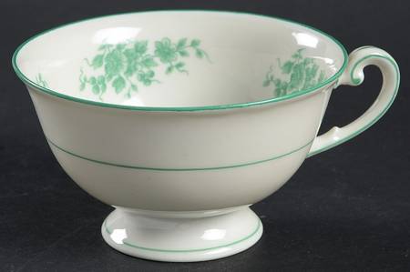 Green Roses Footed Cup