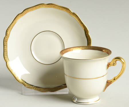Lucretia Footed Demitasse Cup & Saucer Set