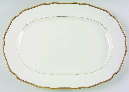 Lucretia 15" Oval Serving Platter
