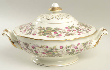 Red Raspberry Round Covered Vegetable