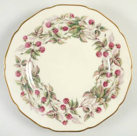 Red Raspberry Salad Plate