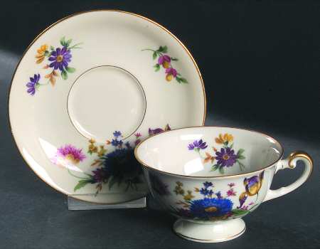 Sorrento Footed Cup & Saucer Set
