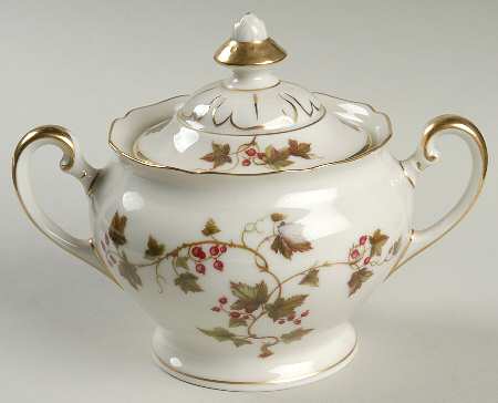 Summer Vine Sugar Bowl & Lid