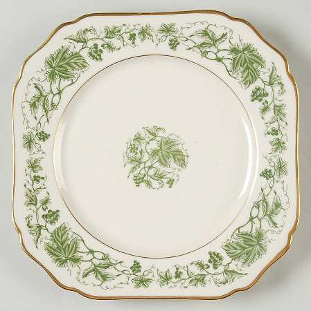 Wine Square Salad Plate