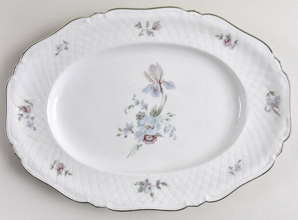 1319 12" Oval Serving Platter