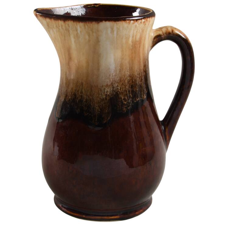 Brown Drip 32 Oz Pitcher