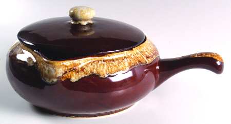 Brown Drip Open Saucepan