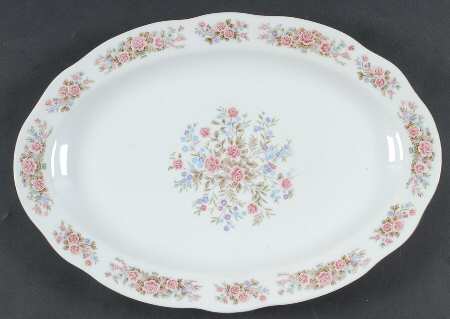 RSA1 (Scalloped) 14" Oval Serving Platter