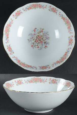 RSA1 (Scalloped) 8" Round Vegetable Bowl