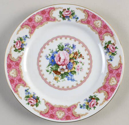 Spring Garden (Gold Trim) Salad Plate