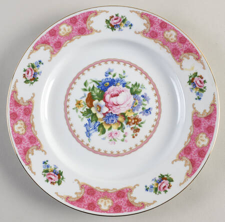 Spring Garden (Gold Trim) Dinner Plate
