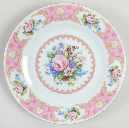 Spring Garden (Gold Trim) Salad Plate