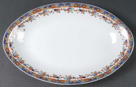 Cobwebs 15" Oval Serving Platter