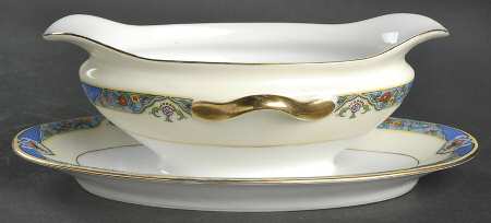 Joy Gravy Boat with Attached Underplate
