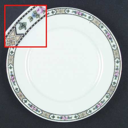 Rose of Tomorrow Salad Plate
