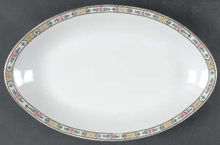 Rose of Tomorrow 16" Oval Serving Platter