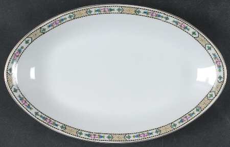 Rose of Tomorrow 14" Oval Serving Platter