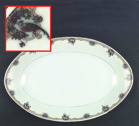 Salonesque 15" Oval Serving Platter