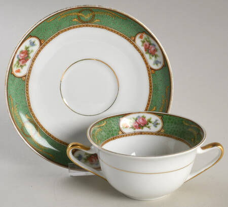 Shagreen Bouillon Cup & Saucer