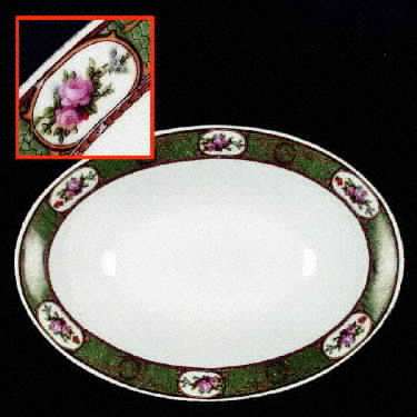 Shagreen 9" Oval Vegetable Bowl
