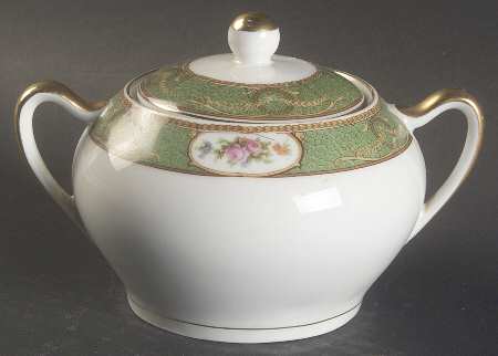 Shagreen Sugar Bowl & Lid