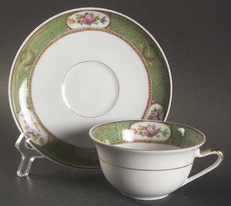 Shagreen Flat Cup & Saucer Set