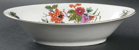 Tanglewood 9" Oval Vegetable Bowl