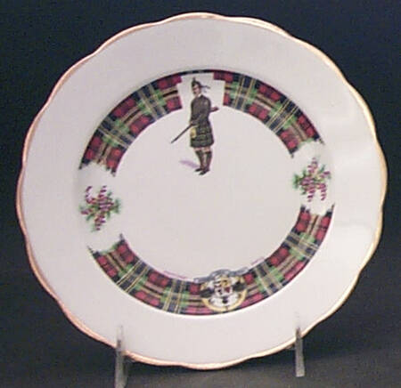 Bonnie Scotland Salad Plate
