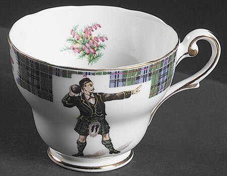 Bonnie Scotland Cup for Dessert Plate & Cup Set