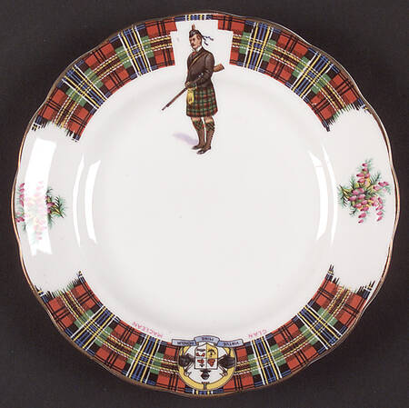 Bonnie Scotland Bread & Butter Plate