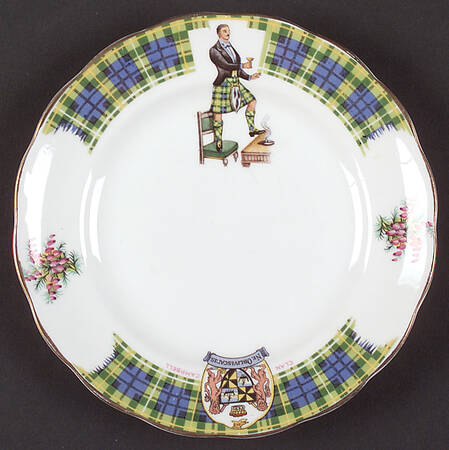 Bonnie Scotland Bread & Butter Plate