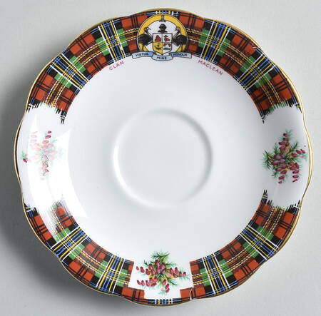 Bonnie Scotland Saucer for Footed Cup