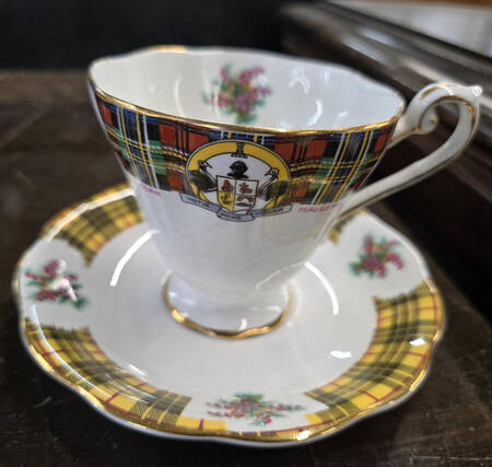 Bonnie Scotland Saucer for Footed Cup