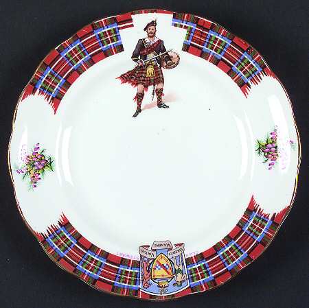 Bonnie Scotland Bread & Butter Plate