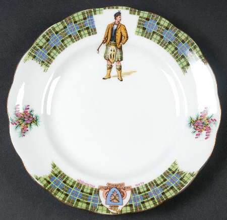 Bonnie Scotland Bread & Butter Plate