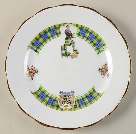 Bonnie Scotland Salad Plate
