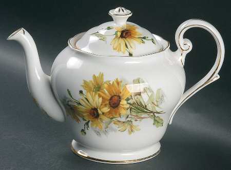 Brown Eyed Susan Teapot & Lid