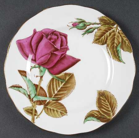English Rose (Scalloped) Dessert/Pie Plate