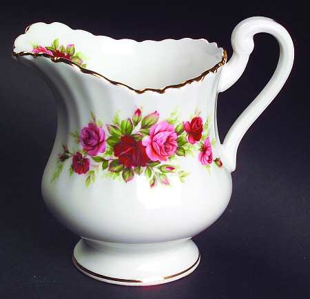 English Rose (Fluted) Creamer