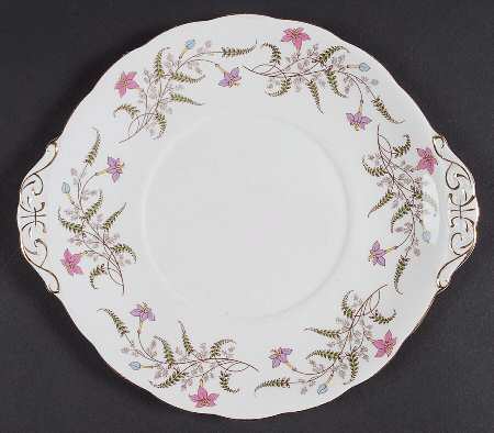Fancy Free Handled Cake Plate