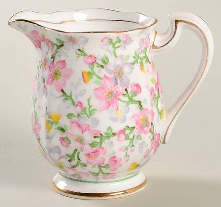 May Medley (Gold Trim) Mini Creamer