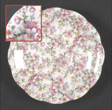 May Medley (Gold Trim) Saucer for Footed Cup