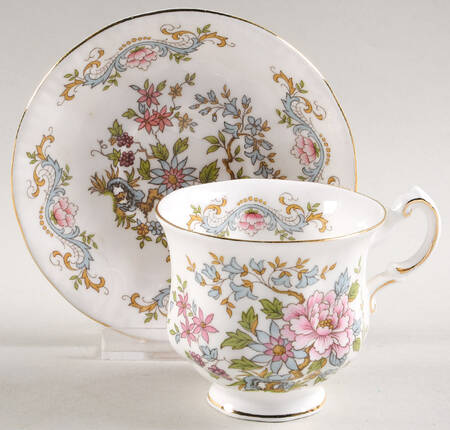 Mandarin Footed Cup & Saucer Set